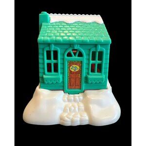 Polly Pocket Bluebird 1995 McDonald's Green Ski Chalet, Happy Meal Vintage Toys‎